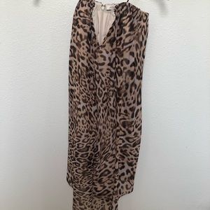 Lavender Brown Cheetah/Leopard Dress